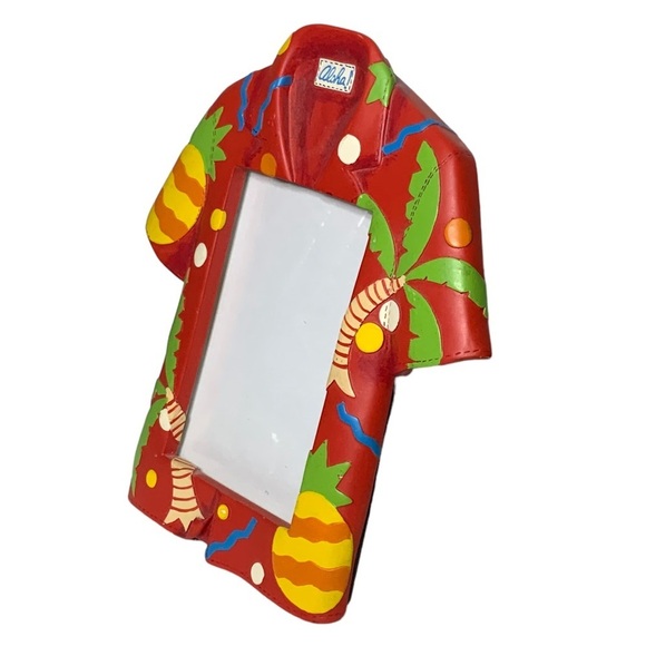 Hawaiian Shirt Photo Picture Frame Portrait Orientation For 3 1/2" X 5" Photo - Picture 3 of 15